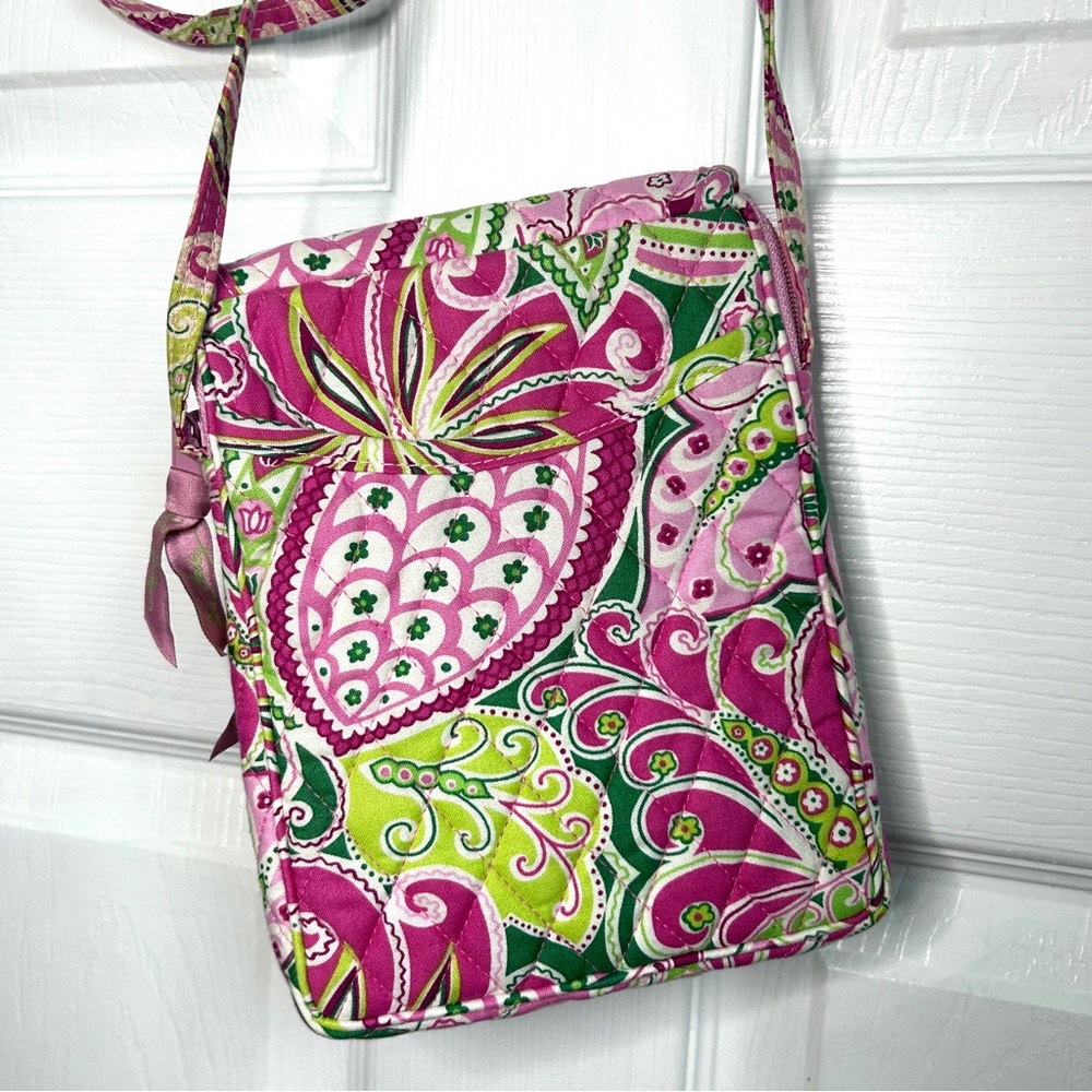 Vera Bradley Pink Pinwheel Crossbody Bag Vintage - Picture 5 of 8